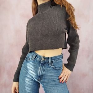 Cropped Ralph Lauren Turtleneck Sweater